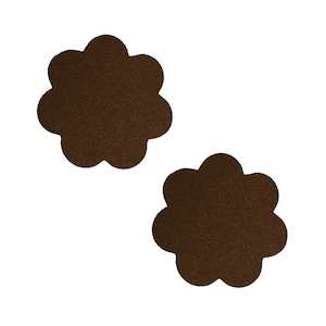 Accessories: Chocolate Nude Back To BAEsics Petal Nipple Cover Pasties