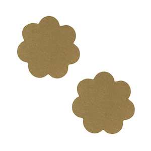 Accessories: Beige Toffee Nude Back To BAEsics Petal Nipple Cover Pasties