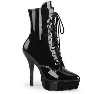 Fetish Boots: INDULGE-1020 Black Patent