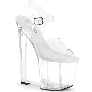 Products: AMAZE-808 Platform Shoes Clear/Clear