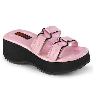Alternative Sandals And Flip Flops: FLIP-12 Baby Pink Hologram Patent