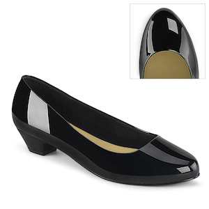 Drag Queen Shoes: GWEN-01 Black Patent
