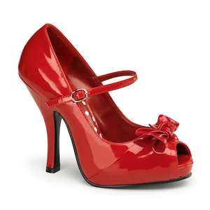 Extended Sizes: CUTIEPIE-08 Red Patent