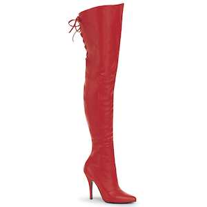 Drag Queen Boots: LEGEND-8899 Red Leather (P)