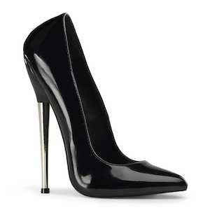 Fetish And Kink Shoes: DAGGER-01 Black Patent