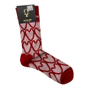 Winter: Antler pink and red