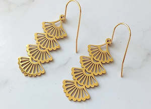 Jojo B: Jojo B Fan Earrings