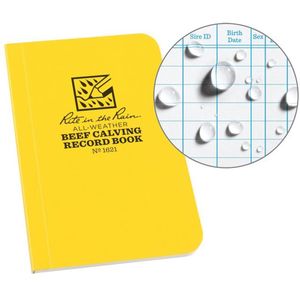 Educational: Calving Record Book Waterproof