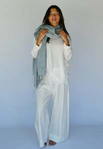 Accessories: Shawl Scarf By Hobo & Hatch - Steel