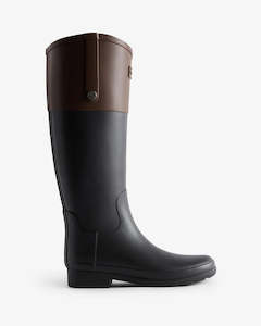 Refined Riding Boot By Hunter -  Black/Bolt Brown
