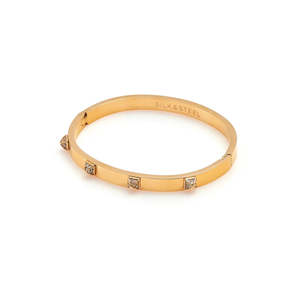 Prism Bangle By Silk & Steel - Gold