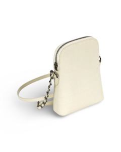 Bags: Charlie Bag By Andrea Biani - Ivory croc