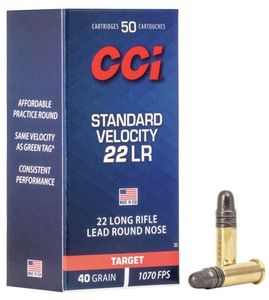 CCI .22LR Standard velocity 40g 1070fps (50)