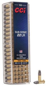 Armsan: CCI .22LR Sub-Sonic Rimfire 40gr LHP