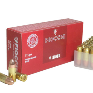 Armsan: Fiocchi 9mm Luger 115gr FMJ