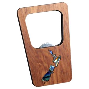 For Entertainment: NZ Map Magnet Bottle Opener (WS)