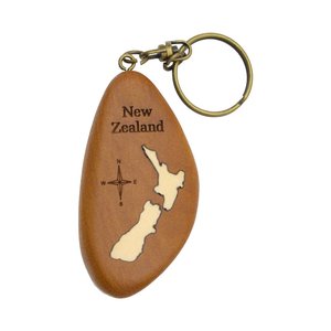 Wholesale: NZ Map Keychain (WS)