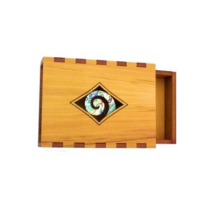 Ws Box: Paua Koru business card Box (WS)