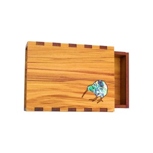 Paua Kiwi Business Card Box (WS)