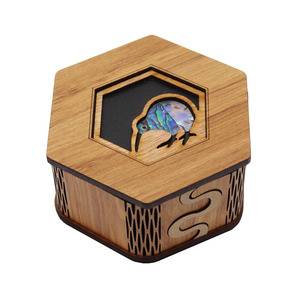 Paua Kiwi Hexagonal Box (WS)