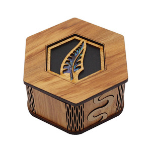 Paua Fern Hexagonal Box (WS)