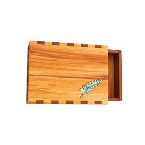 Ws Box: Paua Fern business card Box (WS)