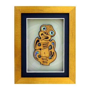 Ws Framed Artwork: Small Framed Tiki (WS)