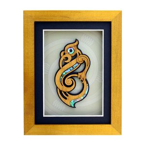 Ws Framed Artwork: Small Framed Manaia (WS)