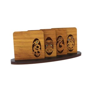 Maori Rimu Coaster Set (WS)
