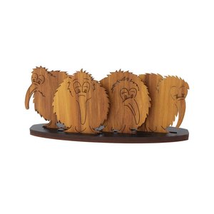 Ws Rimu Coasters: Kiwi Cartoon Rimu Coasters (WS)