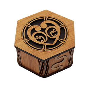 Heart Hexagonal Box (WS)