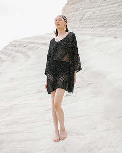 Mes Demoiselles Paris Star Knitted Sweater - Black