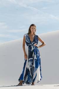 Mes Demoiselles Caspienne Dress - Blue