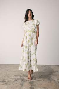 Esmaee Tranquility Dress - Olive Floral