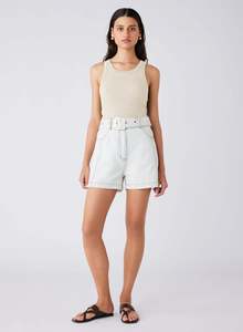Wish The Label: Esmaee Bronte Linen Tank - Cream (XS)