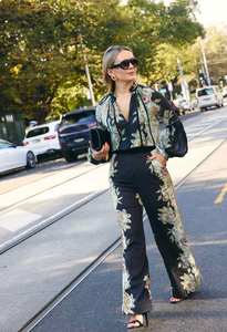 Once Was: OnceWas Espada Cotton Silk Blouse - Mariposa Nero