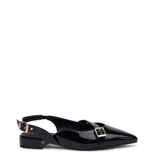 Kathryn Wilson Chelsea Slingback - black patent