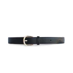 Kathryn Wilson: Kathryn Wilson Cassie Belt - Black Calf/Camelia
