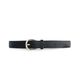 Kathryn Wilson Cassie Belt - Black Calf/Camelia