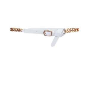 Kathryn Wilson: Kathryn Wilson Chain Belt - Stone Calf