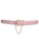 Kathryn Wilson Braided Belt - Lilac Calf