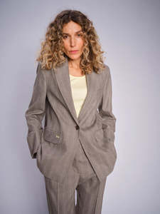 Mos Mosh Elly Elvie Blazer - Chocolate Chip