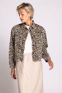 Outerwear: Zhrill Louie Jacket - Sand Leopard