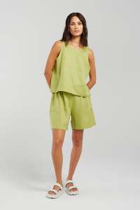 Nyne Resolve Short - Lime (Size 10)