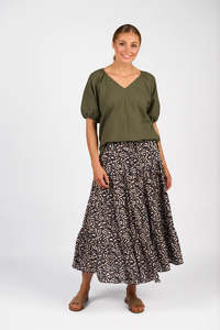 Knewe: Knewe Label Focus Top - Olive