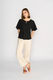 Knewe Hazel Top - Black