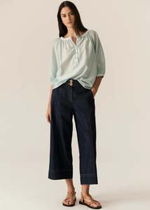 249 Under: Pol Carsen Crop Pant - Dark Wash