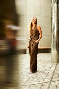 Black Friday 2025: Tuesday Label Boyfriend Pant - Bitter Chocolate