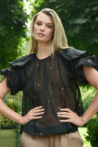 Trelise Cooper Collections: Trelise Cooper Pop Off Top - Black