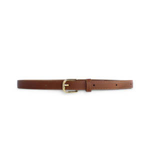 99 Under Sale: Kathryn Wilson Lauren Belt - Walnut Calf